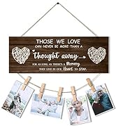 Zzbakress Memorial Picture Hanging Board,Bereavement Sympathy Grieving Gifts for Loss of Loved On...