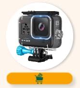 MiPremium Waterproof Housing Case for GoPro Hero 8 Black. Underwater Protective Diving Shell Cage...