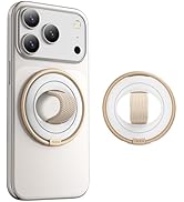 SODI Cell Phone Ring Holder with Finger Strap, Detachable Finger Strap Magnetic Phone Grip, Stron...