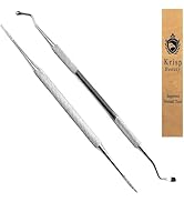 Ingrown Toenail Removal Kit - Under Nail Cleaner Tool Double Ended Nail Lifter &amp; Nail File Cleani...