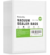 NexLevVac Vacuum Sealer Bags, Seal a Meal Bags, BPA Free, Puncture Prevention, Commercial Grade P...