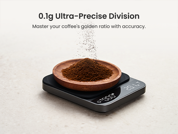 coffee espresso cale with timer rechargeable pour over coffee bean weihgt scales