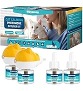 Woyamay Cat Calming Diffuser - Cat Pheromones Calming Diffuser for Cat Anxiety Relief 6-in-1 Cat ...