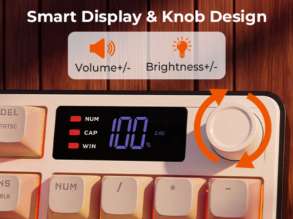 smart display and knob design
