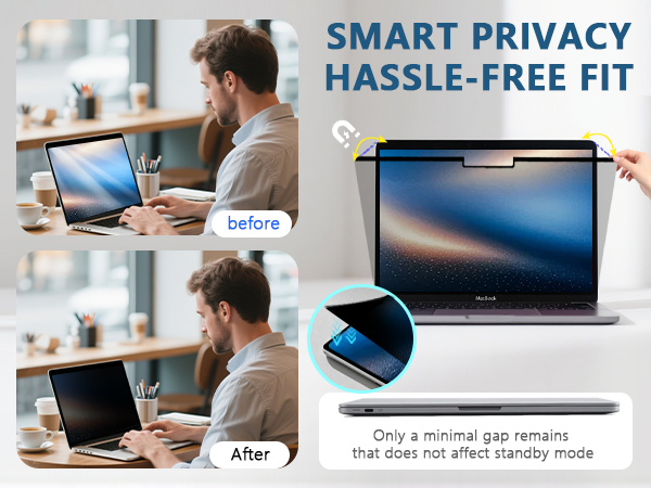 Magnetic Privacy Screen Protector