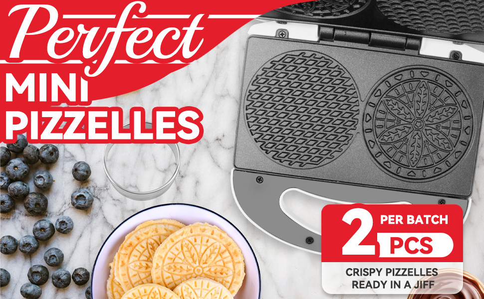 Perfect Mini Pizzelles