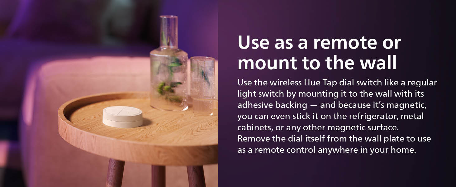 Hue Tap Dial remote or wall mount