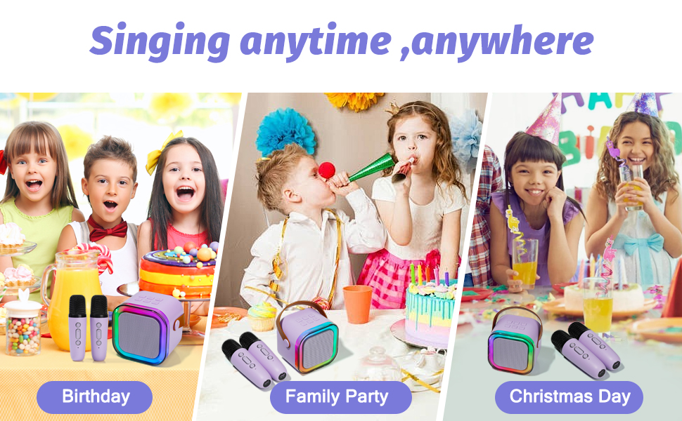 Singing anytime ,anywhere 