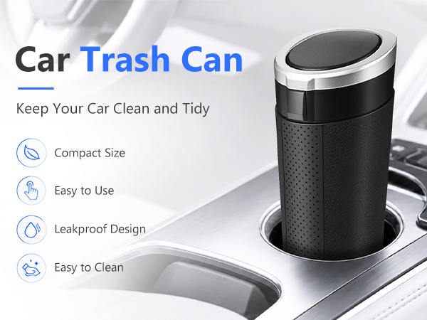 car trash can
