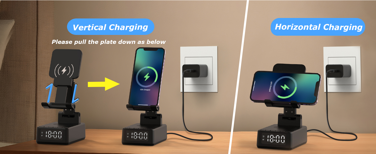 Christmas Gifts for Him Her Cell Phone Stand Holder with Wireless Bluetooth Speaker