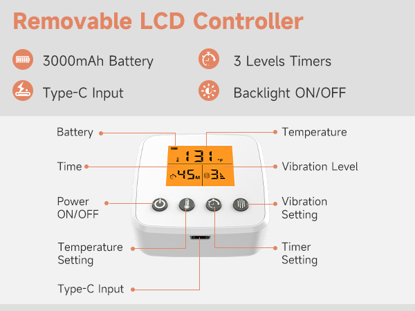 cordless elbow massager with heating
