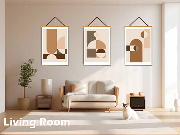 poster hanger frame for living room