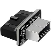 JoyReken USB Front Panel Adapter, Vertical USB C Header Adapter, USB 3.1 Type-E Key-A to USB 3.0 ...