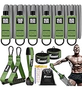 Resistance Bands, 350lbs/450lbs Heavy Exercise Bands with Handles, Workout Bands Set for Working ...