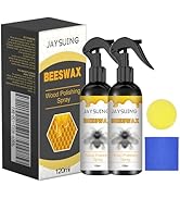 YADUO 2Pcs Natural Beeswax Care Spray &amp; Restorer, 2025 New Bees Wax Furniture Polish and Cleaner,...