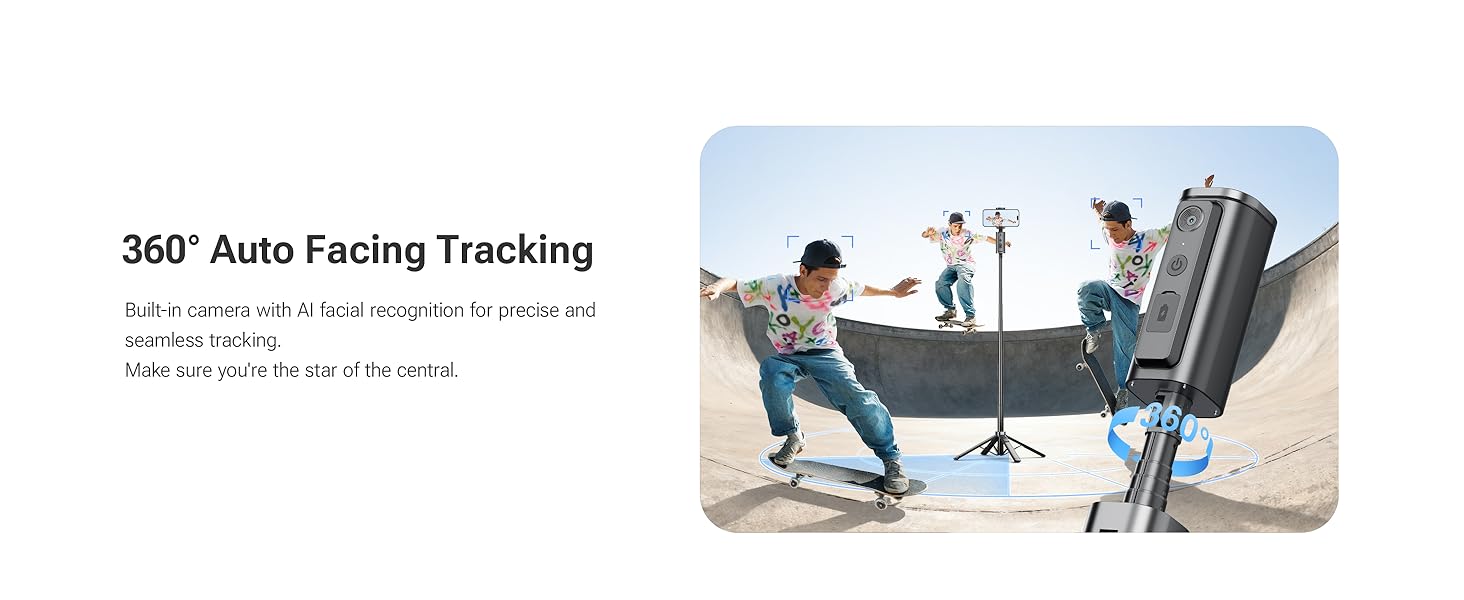 auto face tracking tripod