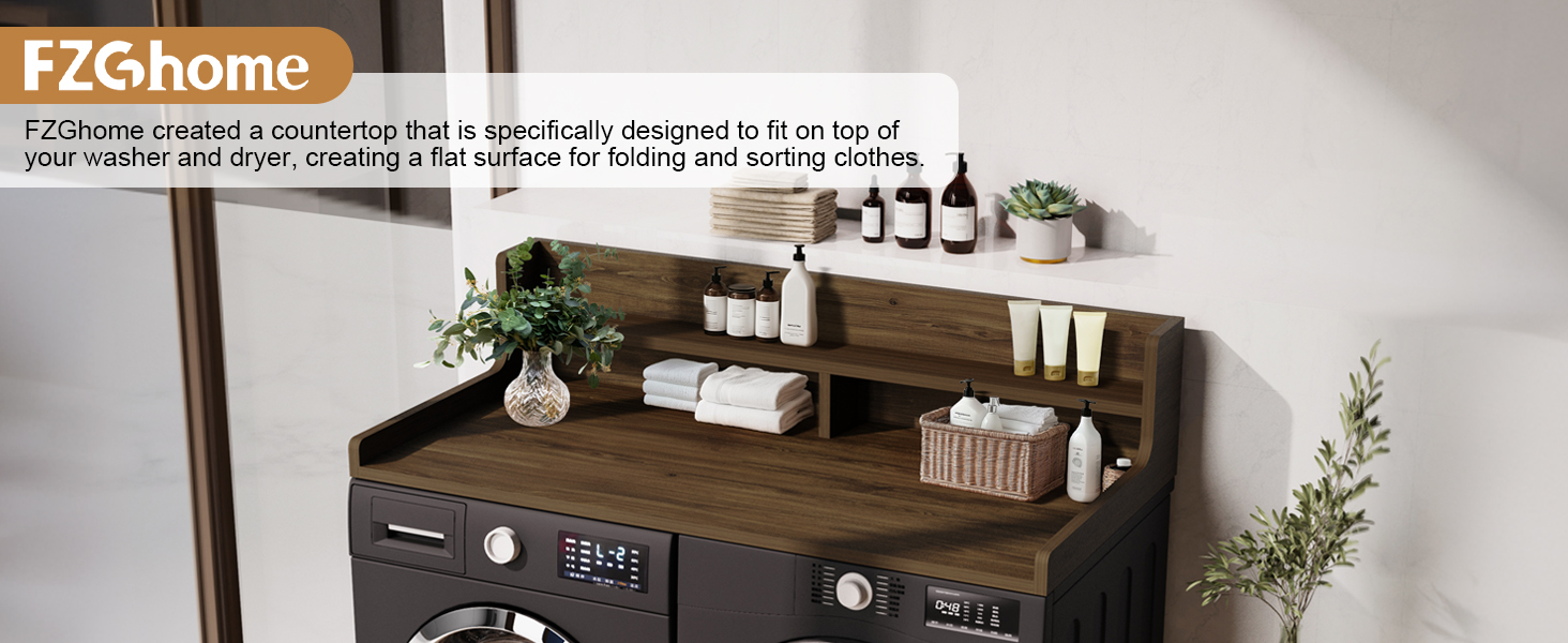 washer dryer countertop with shelf washer dryer topper laundry topper for washer dryer countertop