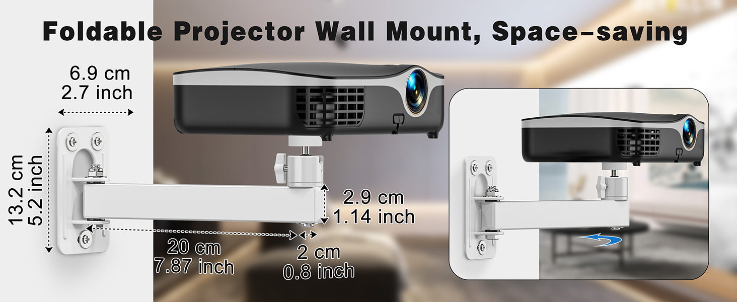 projector wall mount