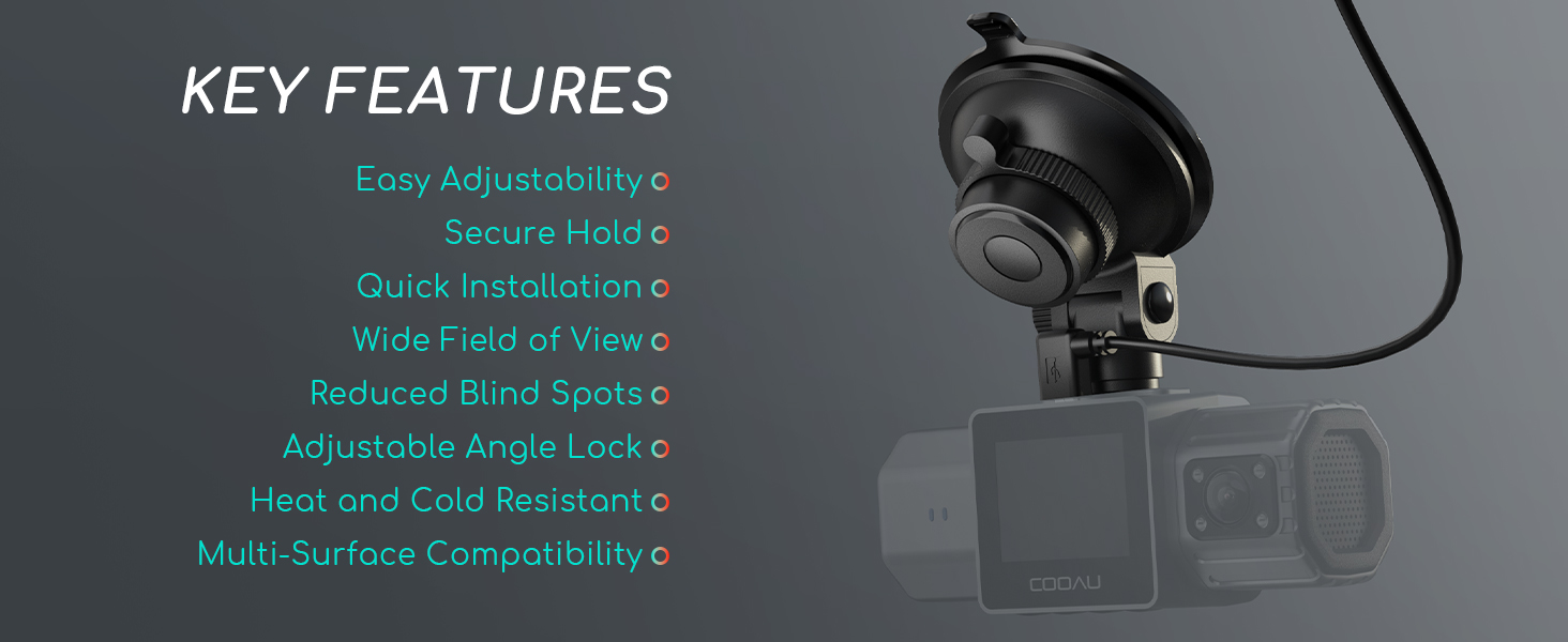 dash cam replacement mount