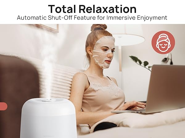 Total Relaxation. Automatic Shut-Off Feature for Immersive Enjoyment