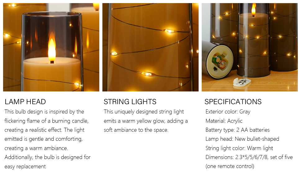 decor candles decoración hogar flickering candles