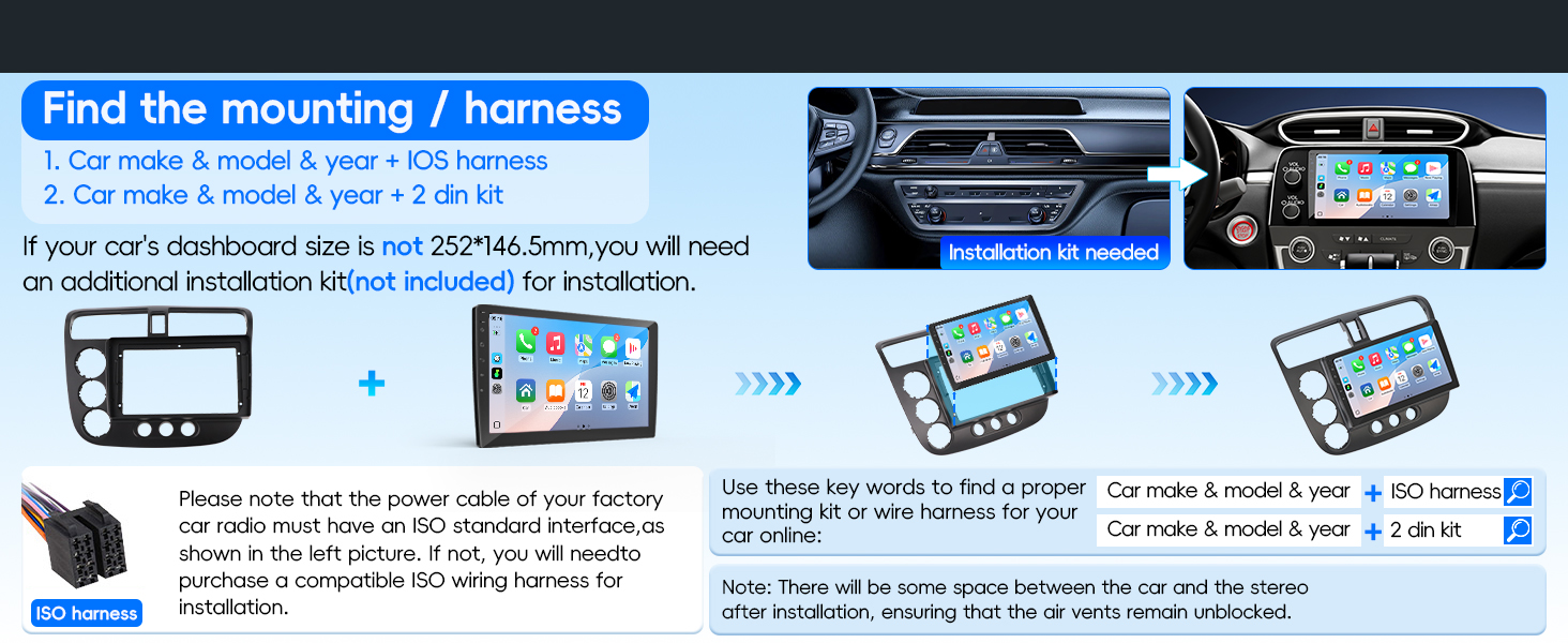 10.1 car stereo touchscreen