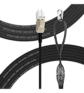 Outdoor Armored Fiber Patch Cable, OM3 LC Fiber Industrial TPU, Direct Burial, Duplex Multimode F...