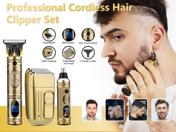 Professional Hair Trimmer for Men Hair Clippers for Men barber clippers beard trimmer for men