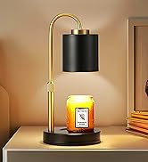 CASTLELIFE Candle Warmer Lamp with Timer &amp; Dimmer, Height Adjustable Electric Candle Warmer for J...