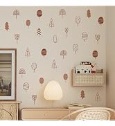 QUCHENG Boho Wall Stickers Girls Bedroom Removable Wall Decals Nursery Kids Room Decor Vinyl Mura...