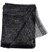 40%-55% Black Sun Shade Cloth 6.5' x 10' UV Resistant Mesh Net for Garden Flower Plant Greenhouse...