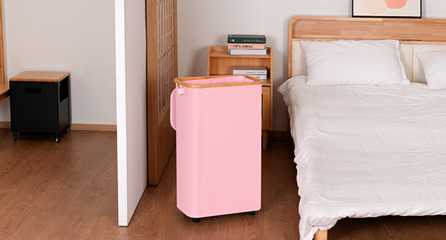 laundry basket with lid