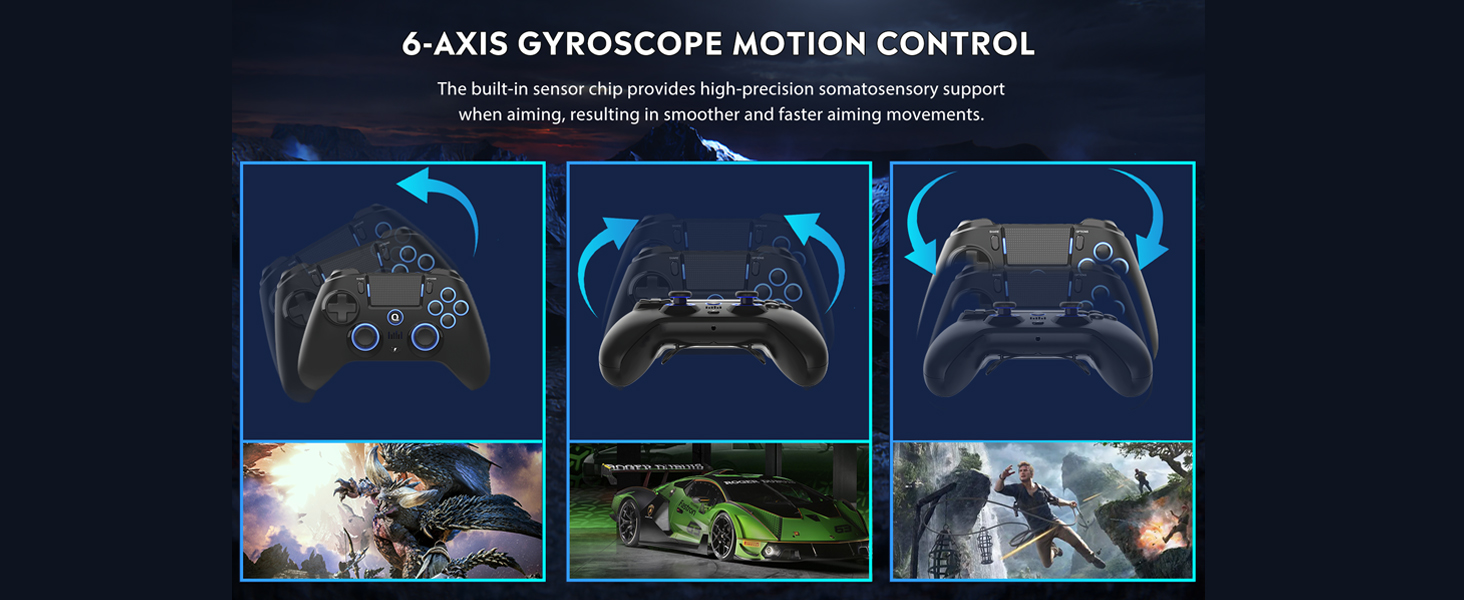 6-AXIS GYROSCOPE MOTION CONTROL