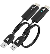 eppfun CS500AB Wireless HDMI Transmitter and Receiver, 1080P HD Wireless HDMI Extender Adapter fo...