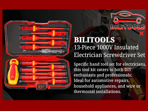 Insulated Electrician Screwdriver Set