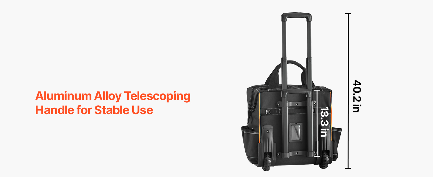 rolling tool bag with wheels