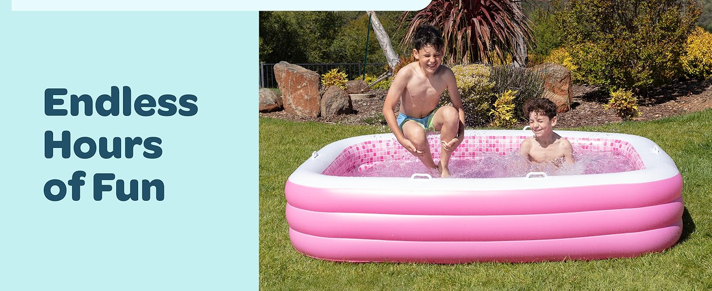 Family pool pink- 6