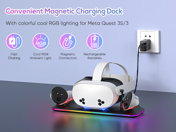 meta quest 3 charging dock