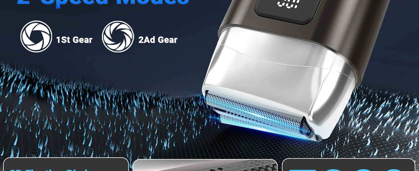 portable electric shaver