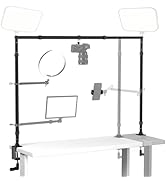 EMART Overhead Camera Mount Rig, Desk Mount &amp; Adjustable Height/Width with Phone Holder, Max Load...