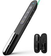 Norwii N76 Rechargeable Presentation clicker, Long Range Presentation Remote, Wireless Presenter,...