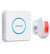 Wireless Motion Sensor Alarm Indoor: Motion Detector Alarm for Business Store Home Security with ...