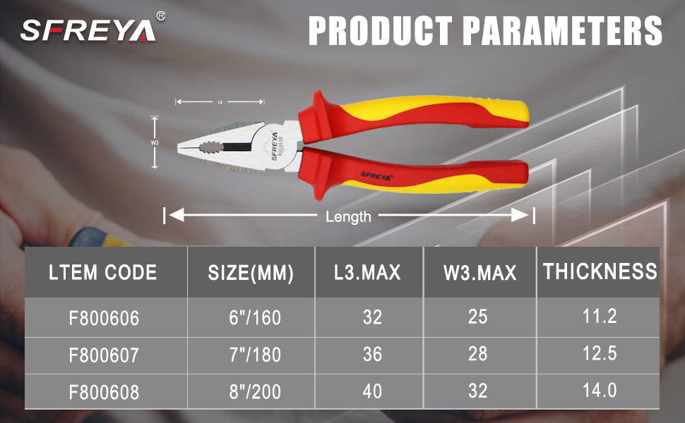 INSULATED COMBINATION PLIERS