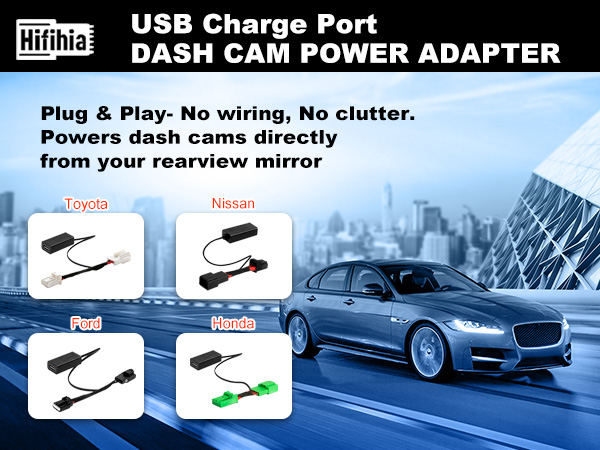 toyota roof dash cam power connector toyota dash cam power adapter plug and play dash cam adapter