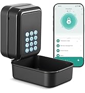 Thlevel Smart Key Lock Box Electronic Bluetooth Lock Box with Tuya APP Control &amp; PIN Code Types,S...