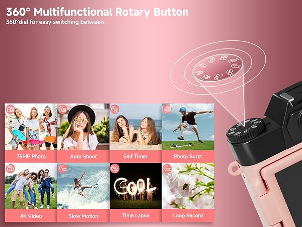 Multifunctional Button,camera for vlogging,photography camera vlogging camera camaras fotograficas
