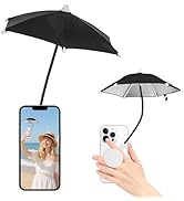 Grippopso Magnetic Phone Umbrella for Sun, Outdoor Phones Sunshade Shield Umbrella with Flexible ...