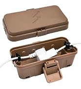 Hrensaw Small Weatherproof Electrical Connection Box(6 x 3.5 x 2.2inch),Outdoor Electrical Box,Wa...