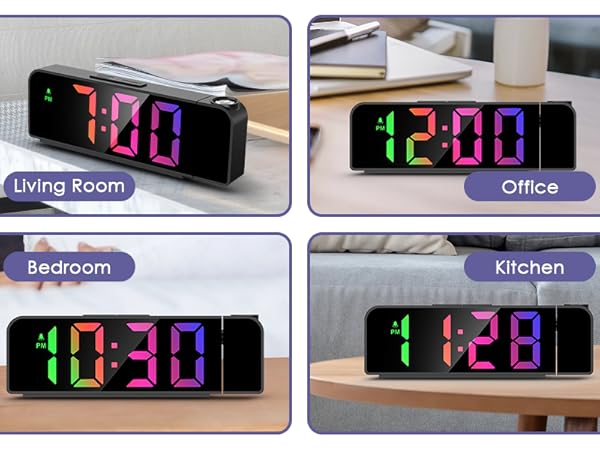 digital clock for bedroom