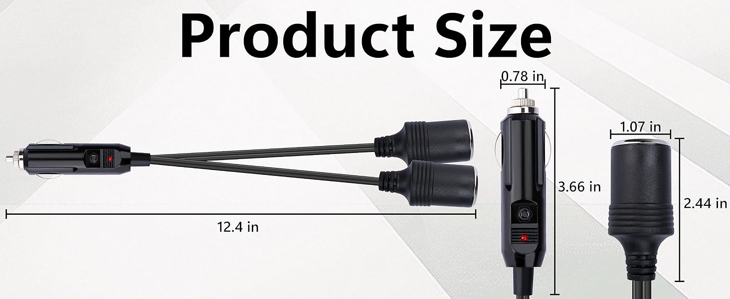 Double Cigarette Lighter Adapter